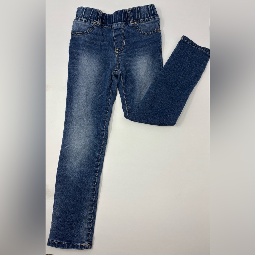 GAP: Blue Denim Jean Leggings/Jegging; 5 Years Toddler